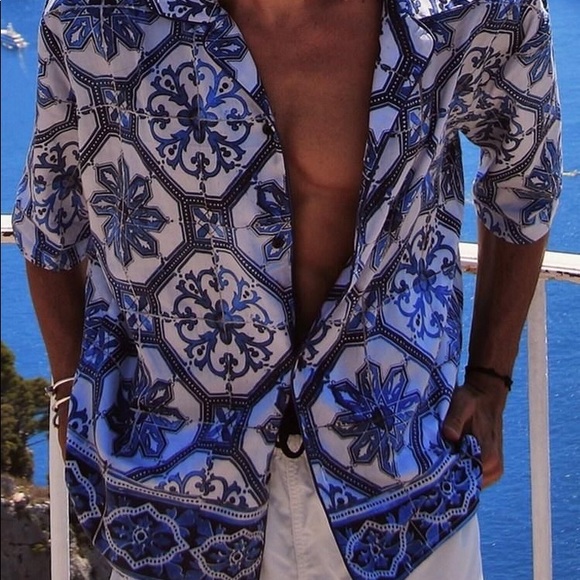 Men’s Summer Short Sleeve Shirt - Picture 5 of 5